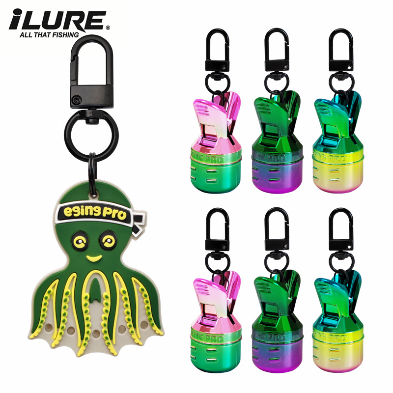 New Electroplating Squid Jig B - Fishing Line Dispenser 评论和价格