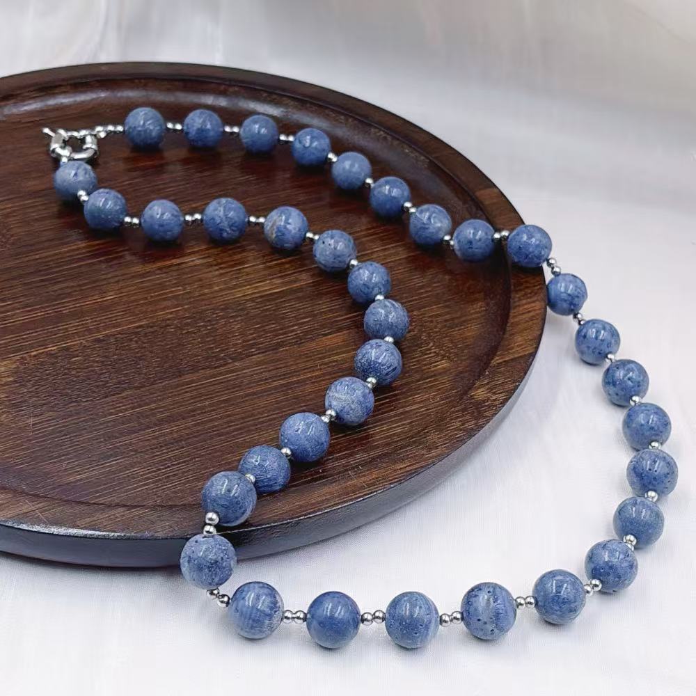 New Style Bohemia Round Blue C - Freshwater Line 评论和价格