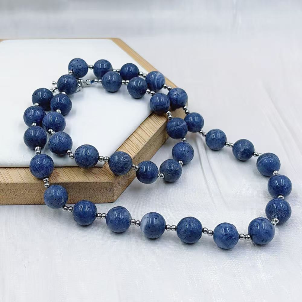 New Style Bohemia Round Blue C - Freshwater Line 评论和价格