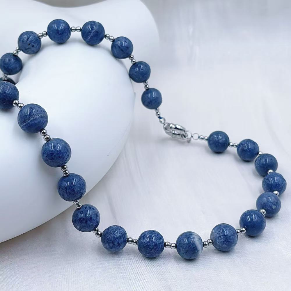 New Style Bohemia Round Blue C - Freshwater Line 评论和价格