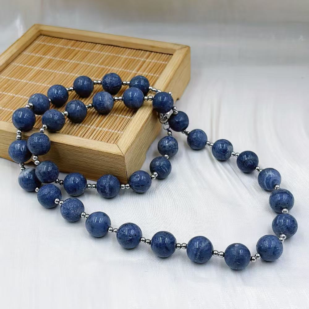 New Style Bohemia Round Blue C - Freshwater Line 评论和价格